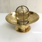 Authentic Nautical Antique Original Ceiling Mounted Bulkhead Lamp with Shade Cap 5 Pieces