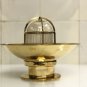 Authentic Nautical Antique Original Ceiling Mounted Bulkhead Lamp with Shade Cap 2 Pieces