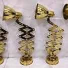 Vintage Style Industrial Swing Arm Scissor Desk Lamp Wall Stretchable Light 4 Pieces