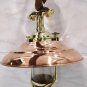 Nautical Vintage Style Hanging Cargo Bulkhead Brass & Copper Shade New light 9 Pieces