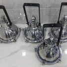 Vintage Style Nautical New Marine Aluminum Ship Hanging Cargo Spot Light In Nice Condition 4 Pieces