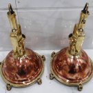 Nautical Marine Cargo Smooth Copper & Brass Ceiling Pendant Light 2 Pieces