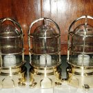 Nautical New Marine Brass Solid Ship Mount Bulkhead Passageway Light 5 Pieces