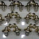Nautical Bulkhead New Brass Wall Passageway Ship Light With Shade 18 Pieces