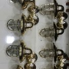 Nautical Bulkhead New Brass Wall Passageway Ship Light With Shade 12 Pieces