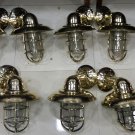 Nautical Bulkhead New Brass Wall Passageway Ship Light With Shade 10 Pieces