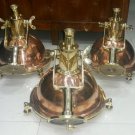 Nautical Replica Marine Cargo Smooth Copper & Brass Pendant/Ceiling/Mount Light 3 Pieces