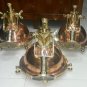 Nautical Replica Marine Cargo Smooth Copper & Brass Pendant/Ceiling/Mount Light 3 Pieces