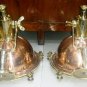 Nautical Replica Marine Cargo Smooth Copper & Brass Pendant/Ceiling/Mount Light 2 Pieces