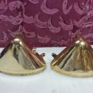 Maritime Exterior Antique Indoor/ Outdoor/ Garage Wall Brass Triangle Light 2 Pieces