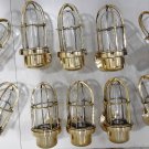 Nautical Ship Marine New Solid Brass Passageway Wall Swan Bulkhead Light 10 Pieces