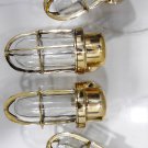 Nautical Ship Marine New Solid Brass Passageway Wall Swan Bulkhead Light 4 Pieces