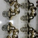 Nautical Bulkhead New Brass Wall Passageway Ship Light With Shade 12 Pieces