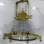Nautical Aluminum & Brass Smooth Cargo Wiska Ceiling Pendant Spot Light 2 Pieces