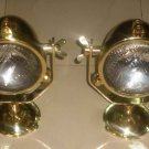 Authentical Nautical Maritime Boat Mini Ship Antique Spot Light 2 Pieces
