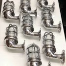 New Nautical Marine Swan Neck Solid Aluminum Wall polished light 8 Pieces
