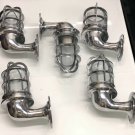 New Nautical Marine Swan Neck Solid Aluminum Wall polished light 5 Pieces