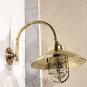 Nautical Ship Marine New Solid Brass Modern Swan Light With Shade 9 Pieces