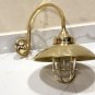 Nautical Ship Marine New Solid Brass Modern Swan Light With Shade 4 Pieces