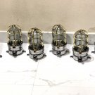 New Nautical Marine Solid Brass Cage & Aluminum Passageway Ceiling Light 8 Pieces