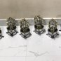 New Nautical Marine Solid Brass Cage & Aluminum Passageway Ceiling Light 8 Pieces