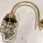 Nautical Arched Swan Neck Exterior Antique Galvanized Wall Decoration Light 2 Pieces