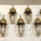 Nautical Marine Solid Brass Passageway Bulkhead Pendant Ship Light 7 Pieces