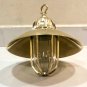 Nautical Marine Solid Brass Passageway Bulkhead Pendant Ship Light With Shade 2 Pieces