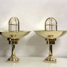 Vintage Style New Nautical Marine Mount Brass Bulkhead Light & Shade 2 Pieces