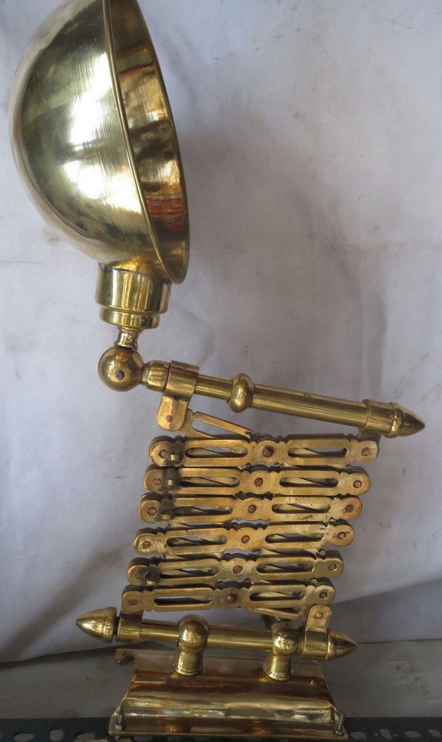 Nautical New Marine Brass Ship Stretchable Scissor Lamp 1 Piece
