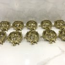 Nautical Industrial Marine Mini Solid Brass Ship Deck Wall Light Picked Polished 10 Pieces