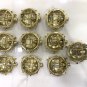 Nautical Industrial Marine Mini Solid Brass Ship Deck Wall Light Picked Polished 10 Pieces