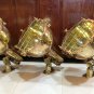 Antique Old Salvage Nautical Ship Brass Pendant/Mount Cargo Spot Light Japan 3 Pieces
