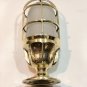 Nautical Antique Marine Solid Brass Mount Ship Bulkhead Passageway Ceiling Light With White Glass