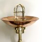 Vintage Style New Nautical Marine Mount Brass Passageway Bulkhead Light with Copper Shade