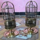 Nautical Ship Marine New Solid Brass Post Mounted/Ceiling/Bulkhead Ship Light 2 Pieces