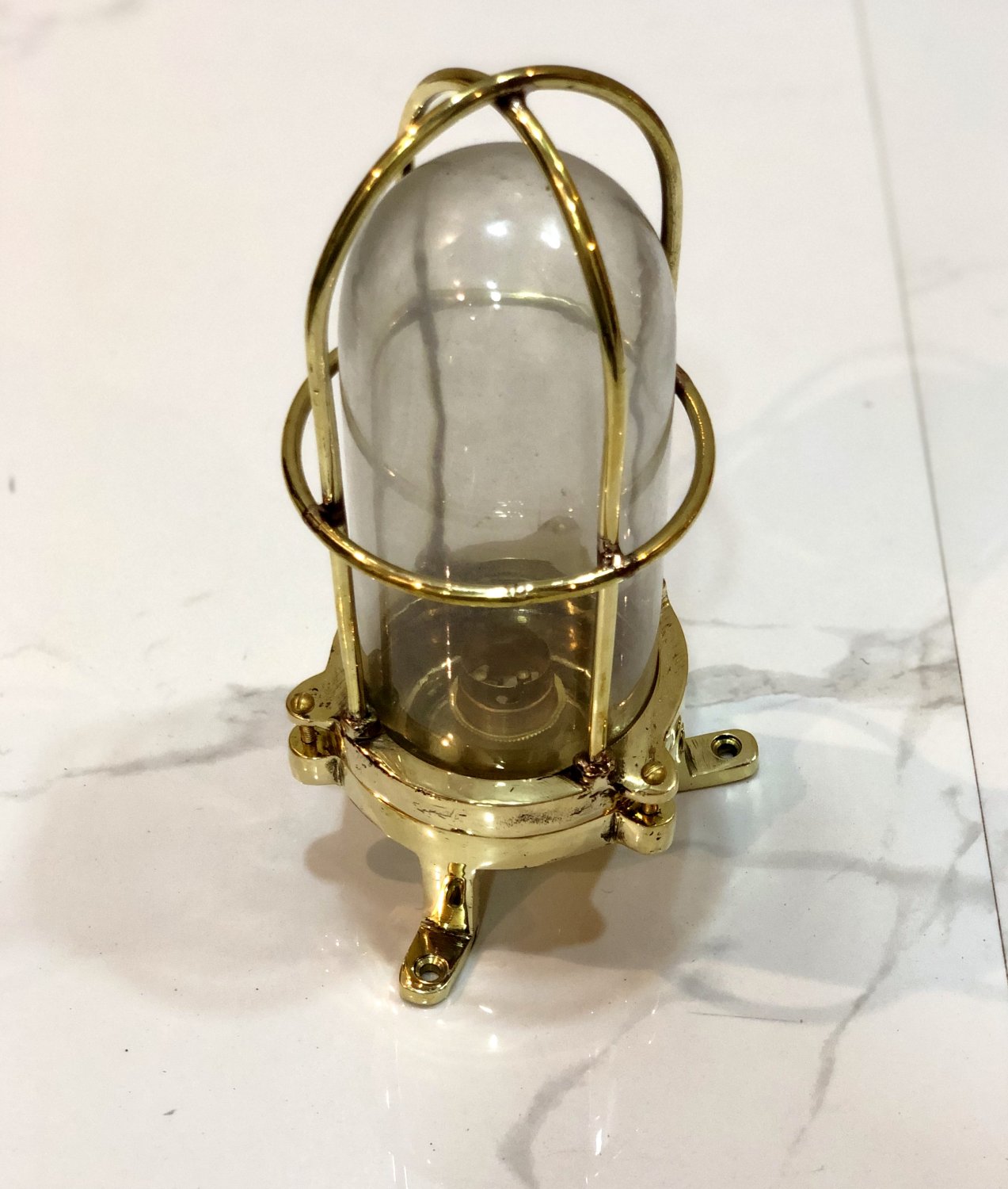 Nautical Marine New Solid Ship Brass Mount Bulkhead Passageway Wall Light