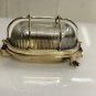 New Brass Original Ship Nautical Antique Wall Marine Passageway Oval Light 3 Pieces