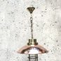 Nautical Passageway Bulkhead Brass Hanging Cargo New Light With Copper Shade 3 Pieces