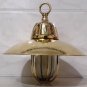 Nautical Marine Solid Brass Passageway Bulkhead Pendant Ship Cargo Light with Shade 1 Piece
