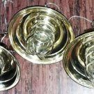 Nautical Ship Marine New Solid Brass Hanging Cargo Pendant Light with Shade 3 Pieces