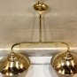 Nautical Retro Ship Marine New Solid Brass Hanging Cargo Pendant Twin Light 1 Pieces