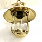 Nautical Vintage Style Hanging Bulkhead Brass New Light With Shade 1 Pcs