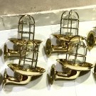 Solid Brass Nautical Marine Swan Ship Bulkhead Light Extra Brass Shade 8 Pcs