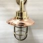 Nautical Marine Ship New Modern Solid Mount Swan Brass Bulkhead Light 4 Pieces