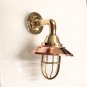 Nautical Marine Ship New Modern Solid Mount Swan Brass Bulkhead Light 3 Pieces