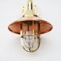 Nautical Marine Ship New Modern Solid Mount Swan Brass Bulkhead Light 1 Piece