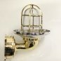Nautical Swan Neck 90 Degree Passage Wall Light Extra Aluminum Shade Junction Box 1 Piece