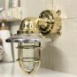 Nautical Swan Neck 90 Degree Passage Wall Light Extra Aluminum Shade Junction Box 1 Piece