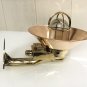 Antique Old Marine Ship Calm Brass Passageway Nautical Sconce Light With Copper Shade 3 Pieces